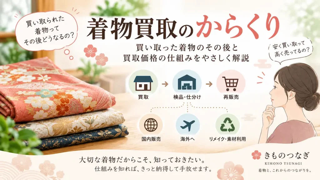 着物買取のからくりと買い取られた着物のその後を解説
