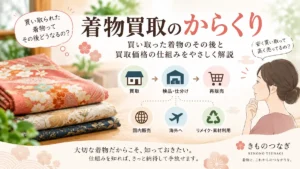 着物買取のからくりと買い取られた着物のその後を解説