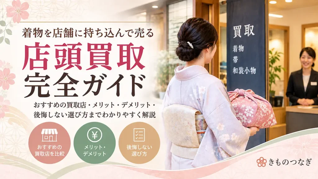 着物の持ち込み買取で店舗を選ぶポイント