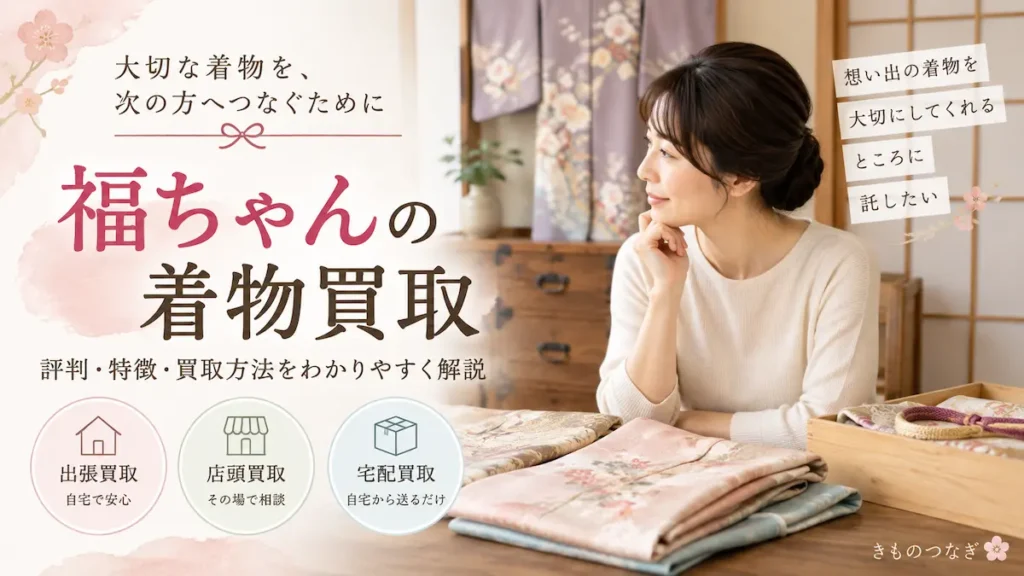 福ちゃんの着物買取の評判・特徴・買取方法