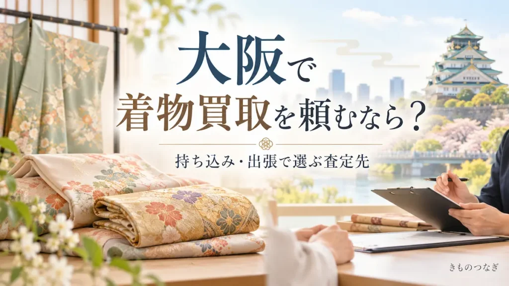 大阪で着物買取を頼むときの持ち込み・出張の選び方