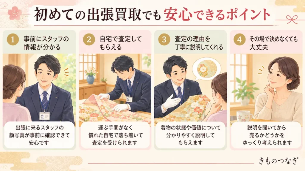 ザ・ゴールドの出張買取で安心できる4つのポイント